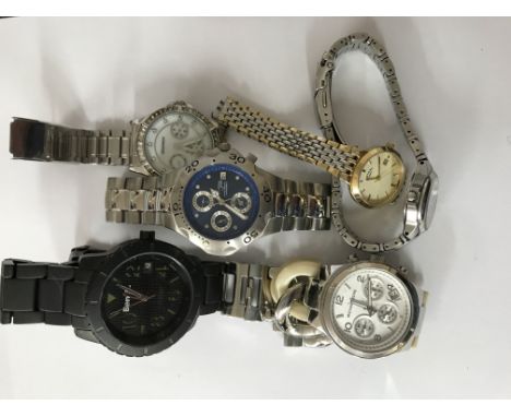 6 good watches inc. Michael Kors, Rotary, Citizen.