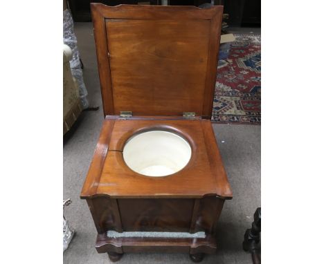 A Victorian mahogany commode - NO RESERVE