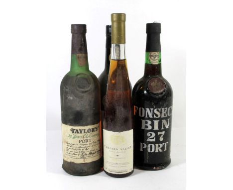 4 bottles (including 1 half bottle) of Port and rare dessert wine Comprising 1 bottle Gould Campbell Vintage Port 1980 (i/n),