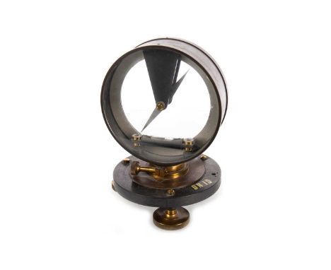 CAMBRIDGE SCIENTIFIC INSTRUMENT CO., DIP CIRCLE OR COMPASS, EARLY 20TH CENTURY  No. 2246, DN 1520cm high