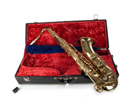 SELMER, MARK VII TENOR SAXOPHONE, MID - LATE 20TH CENTURY model number M. 250790, with original and replacement mouthpiece, i