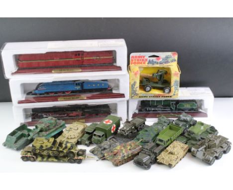 Quantity of diecast models to include 4 x diecast model locomotives including Schools Class 4-4-0 SR, DR 05 Class, A4 Class M