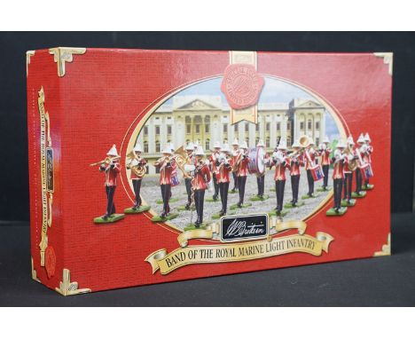 Boxed Britains ltd edn 40293 Band Of The Royal Marine Light Infantry, vg