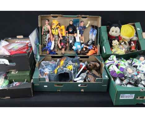 Collection of toys to include 3 x Think Way Buzz Lightyears, Hasbro Action Man featuring figures, accessories &amp; weapons, 