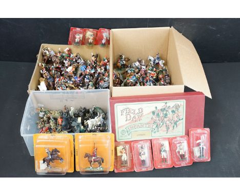 Collection of over 140 metal figures to include mainly DelPrado examples including French Carabiniers, General Charles, Frenc