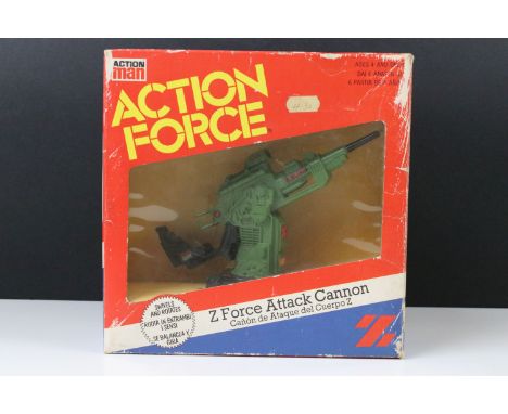 Action Man - Boxed Palitoy Action Force Z Force Attack Cannon, vg condition and with instructions, inner box ex, outer box sh