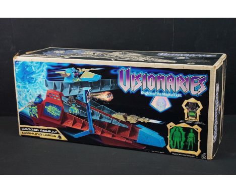 Boxed Hasbro Visionaries Dagger Assault Darkling Lords vehicle appearing complete with instructions, vg condition with vg box