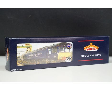 Boxed Bachmann OO gauge DCC Ready Blue Riband 32-729 Class 66 Diesel 66405 Blue Malcolm Logistics Services locomotive 