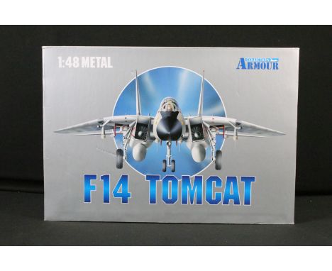 Boxed 1/48 Armour Collection F14 Tomcat US Navy No. 98077 diecast model, ex