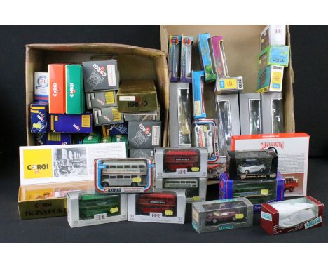 Around 45 Boxed diecast models &amp; sets to include Corgi, EFE Exclusive First Editions, Vitesse, Brumm, DeetailCars, Matchb