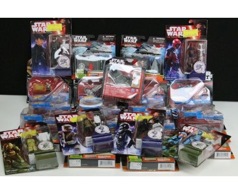 Star Wars - 27 Carded Star Wars figures and diecast featuring 6 x Hasbro The Force Awakens figures (First Order General Hux, 