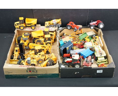 Collection of mixed farming and commercial related diecast models to include various Britains, Siku and Corgi farming models 