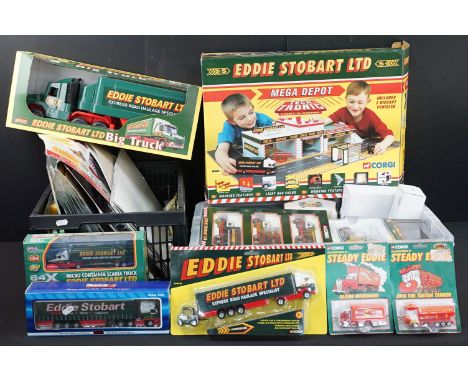 30 Boxed / carded Eddie Stobart related diecast models to include Corgi, Lledo Collectibles, Saico, Atlas Editions, Lledo Day