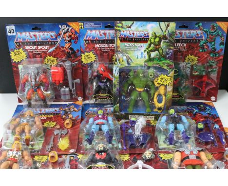 Masters of the Universe Origins - 12 Carded Mattel Deluxe Masters of the Universe 'retro play' figures to include Moss Man, H