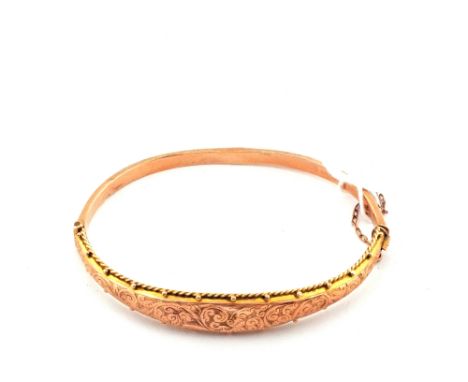 A 9ct Gold bangle