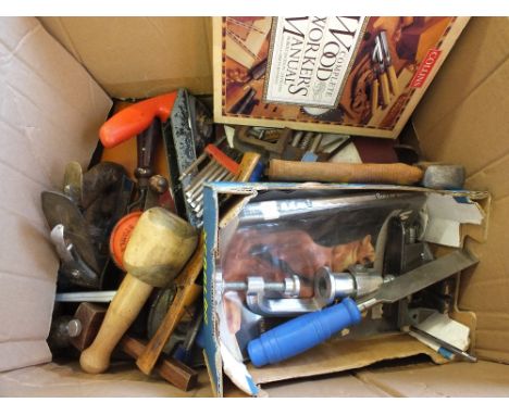 A quantity of various woodworking tools