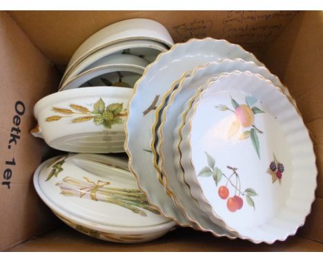 Various Royal Worcester Evesham china