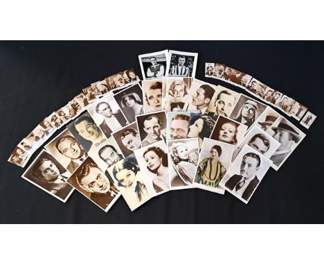 QUANTITY OF VINTAGE POSTCARDS AND CIGARETTE CARDS OF MOVIE STARS,including Clark Gable, Anita Page, Bing Crosby and Maurice C