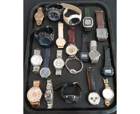 SELECTION OF LADIES AND GENTLEMEN'S WRISTWATCHESincluding Casio, Sekonda, Red Herring, Guess, Armani Exchange, Accurist, Foss