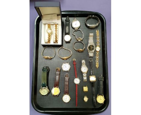 SELECTION OF VINTAGE AND OTHER LADIES AND GENTLEMEN'S WRISTWATCHESincluding Limit, Citizen, Oris, Eloga, Seiko, Timex, Sekond