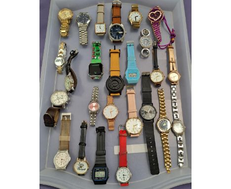 SELECTION OF LADIES AND GENTLEMEN'S WRISTWATCHESincluding Caravelle, Sekonda, Ravel, Fossil, Citizen, Limit, Casio, Guess, Ni