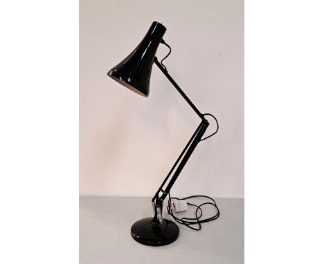VINTAGE BLACK ANGLEPOISE LAMPwith weighted base 