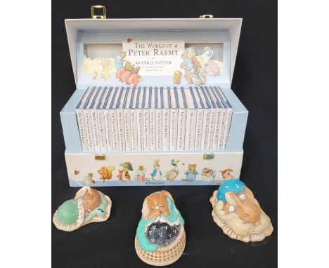 BEATRIX POTTER - THE WORLD OF PETER RABBITThe Complete Collection of Original Tales 1-23 in presentation box; together with t