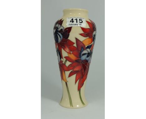 Moorcroft Ruby Red vase height 21cm