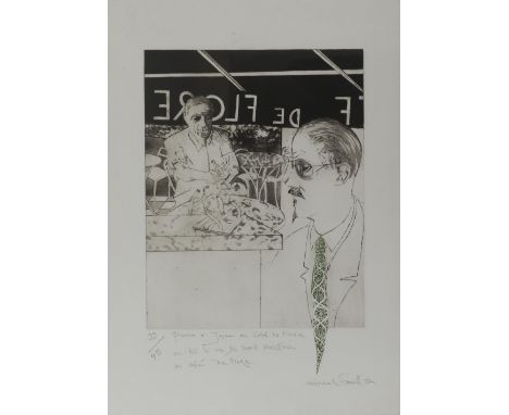 Micheal Farrell 1940-2000 L'AUTRE SAVOIR 1983, Lithograph, 20 3/4" x 30" (53 x 76 cm), signed and dated 1983, ed. 59/90,.  Pr