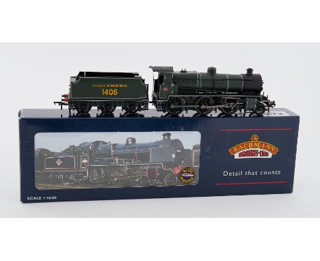 Bachmann, OO Gauge (1:76 Scale), M class 1406 SR with slope sided tender, boxed.