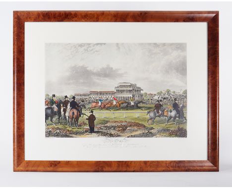 After J.F.Herring modern print Grand Stand Ascot, after Charles Towne a modern print Newton Races, other sporting and decorat