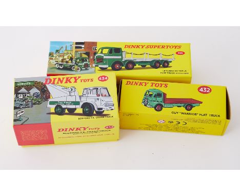 Dinky Toys, three replica models including Leyland octopus truck, boxed (3).