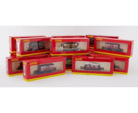 Hornby, OO Gauge (1:76 Scale), wagons boxed, x19, list available.