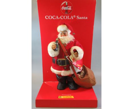 Modern Steiff 'Coca-Cola Santa' in slightly distressed and folded box.   (B.P. 21% + VAT) 