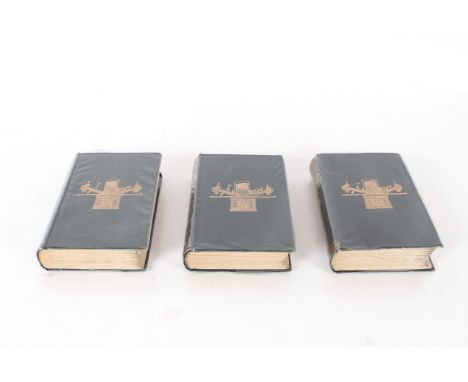 The Manners and Customs of The Ancient Egyptians, three volumes by Sir J Gardener Wilkinson, revised and corrected by Samuel 