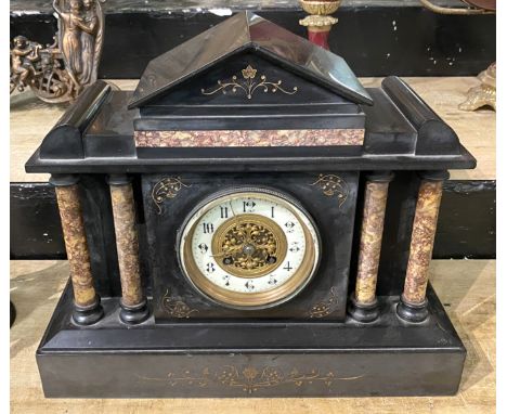 SLATE MANTLE CLOCK