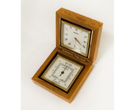 ANGELUS SWISS THERMOMETER &amp; CLOCK IN ONE