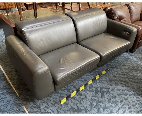 BOCONCEPT LEATHER ELECTRIC RECLINING SOFA