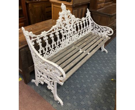 COLEBROOK GARDEN BENCH STAMPED