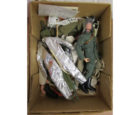 Action Man doll and accessories