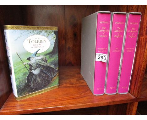 3 cathedrals of England books &amp; J R R Tolkien the Lord of the Rings