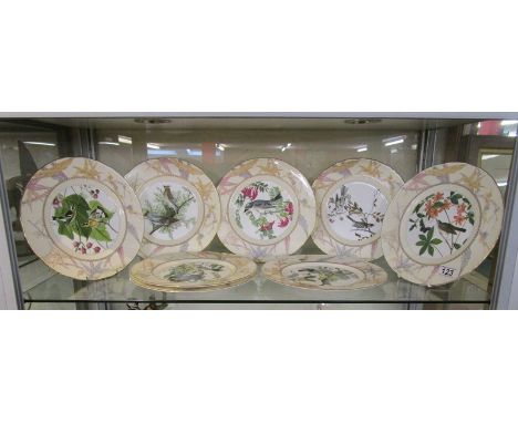 Collection of 8 L/E Royal Worcester ornithological plates designed by John James