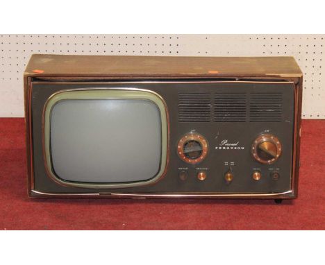 A vintage Personal Ferguson television set, likely dating from the 1950s, 29.5 x 58cm