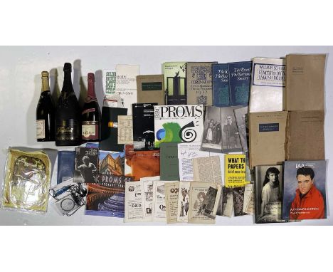 Inc a vintage bottle of Moet &amp; Chandon, Sony Walkman minidisc player Mz-E62, assorted collectables.