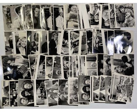 Approx 117variously sized black and white press photographs depicting Crossroads, many vintage prints with press stamps/info 