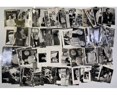 Approx 174 variously sized (many c 8x10") black and white press photographs depicting Richard Burton, many vintage prints wit