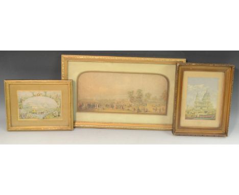 Victorian School (19th century), The Crystal Palace and the Great Exhibition of 1851, [London: George Baxter, 1851], mixed pr