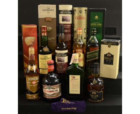 Whisky and Spirits - The Glenlivet Single Malt Scotch Whisky, 12 Years of Age, 40%, 700ml, labels good, seal intact, cased, (