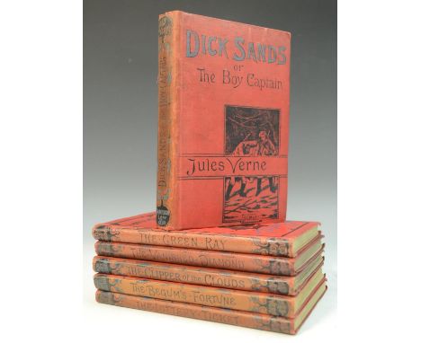 Verne (Jules): six volumes, comprising Dick Sands the Boy Captain, 1882; The Lottery Ticket, 1890; The Begum's Fortune, 1890;