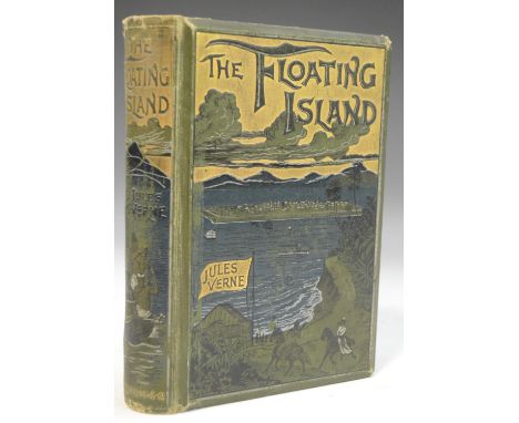 Verne (Jules), The Floating Island, or Pearl of the Pacific, first English edition, London: Sampson Low [...], 1891, pp: vii,